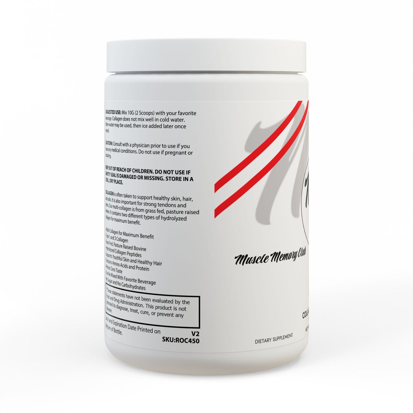 Collagen Peptides Type I & III Supplement (350g, 12.3oz)