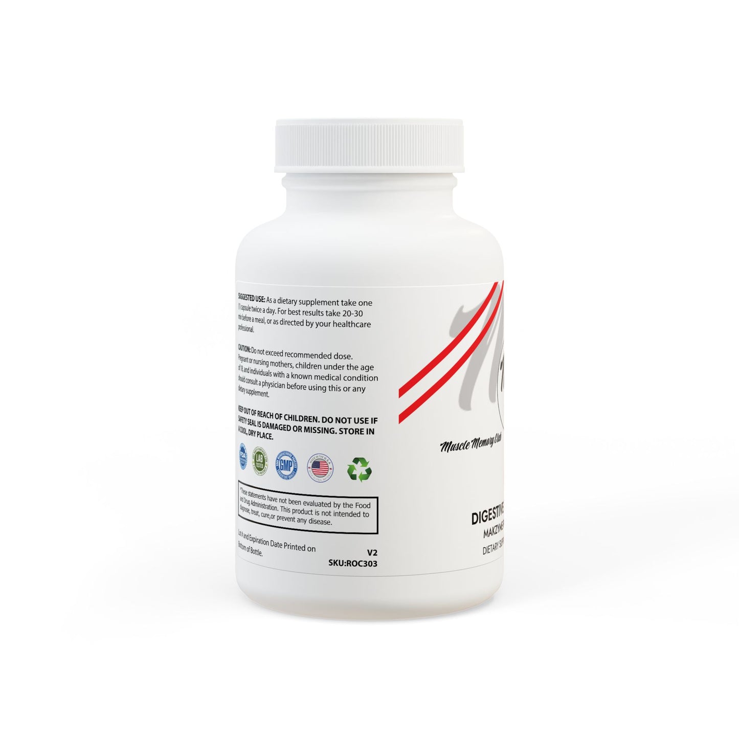 Digestive Enzyme Blend Supplement (60 Capsules)